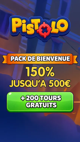 Screenshot der Pistolo App Oberfläche mit Spielauswahl und Menü